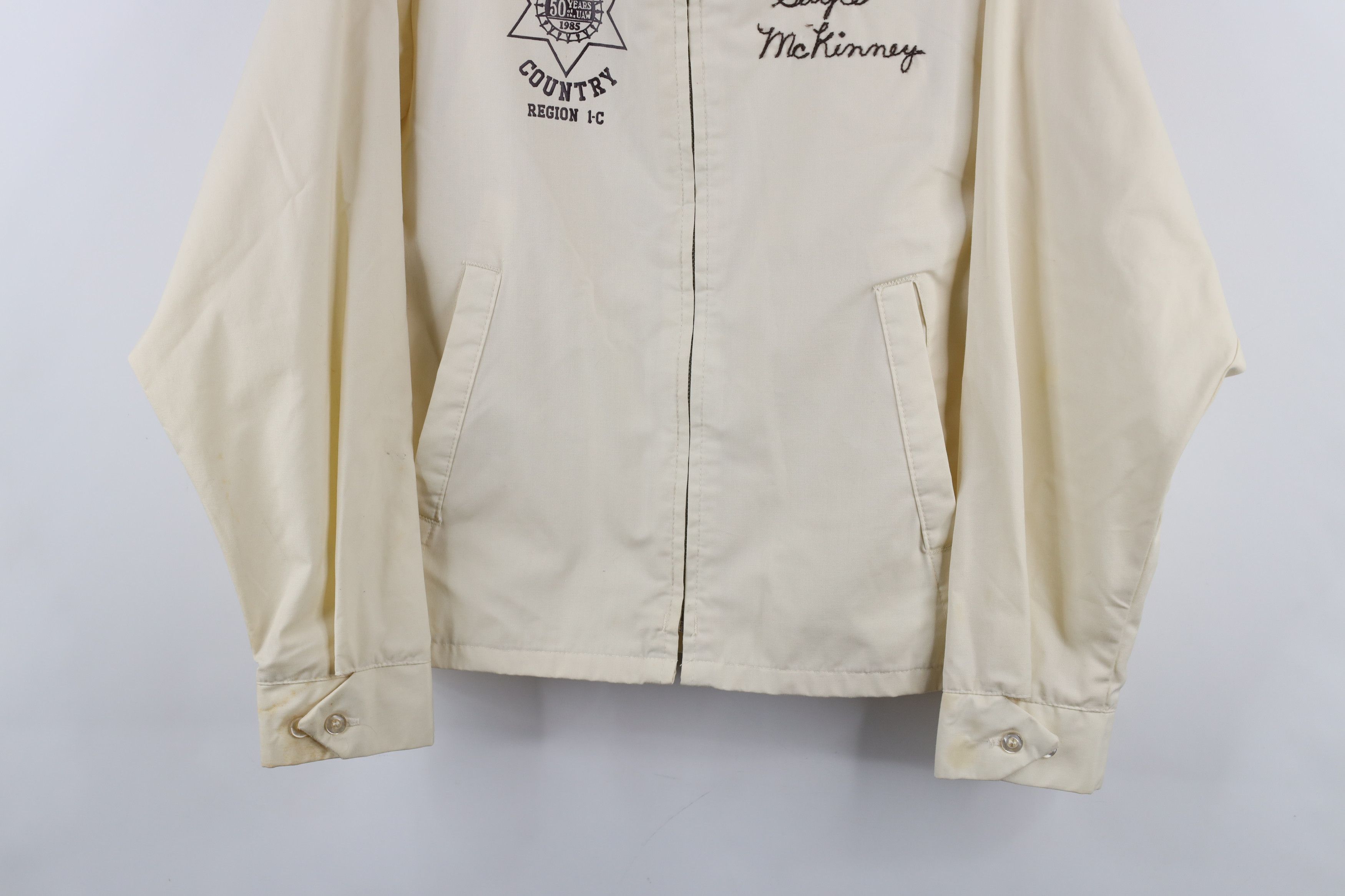 Vintage Vintage 80s UAW Marshall Country Region 1-C Racer Jacket USA Size US S / EU 44-46 / 1 - 3 Thumbnail