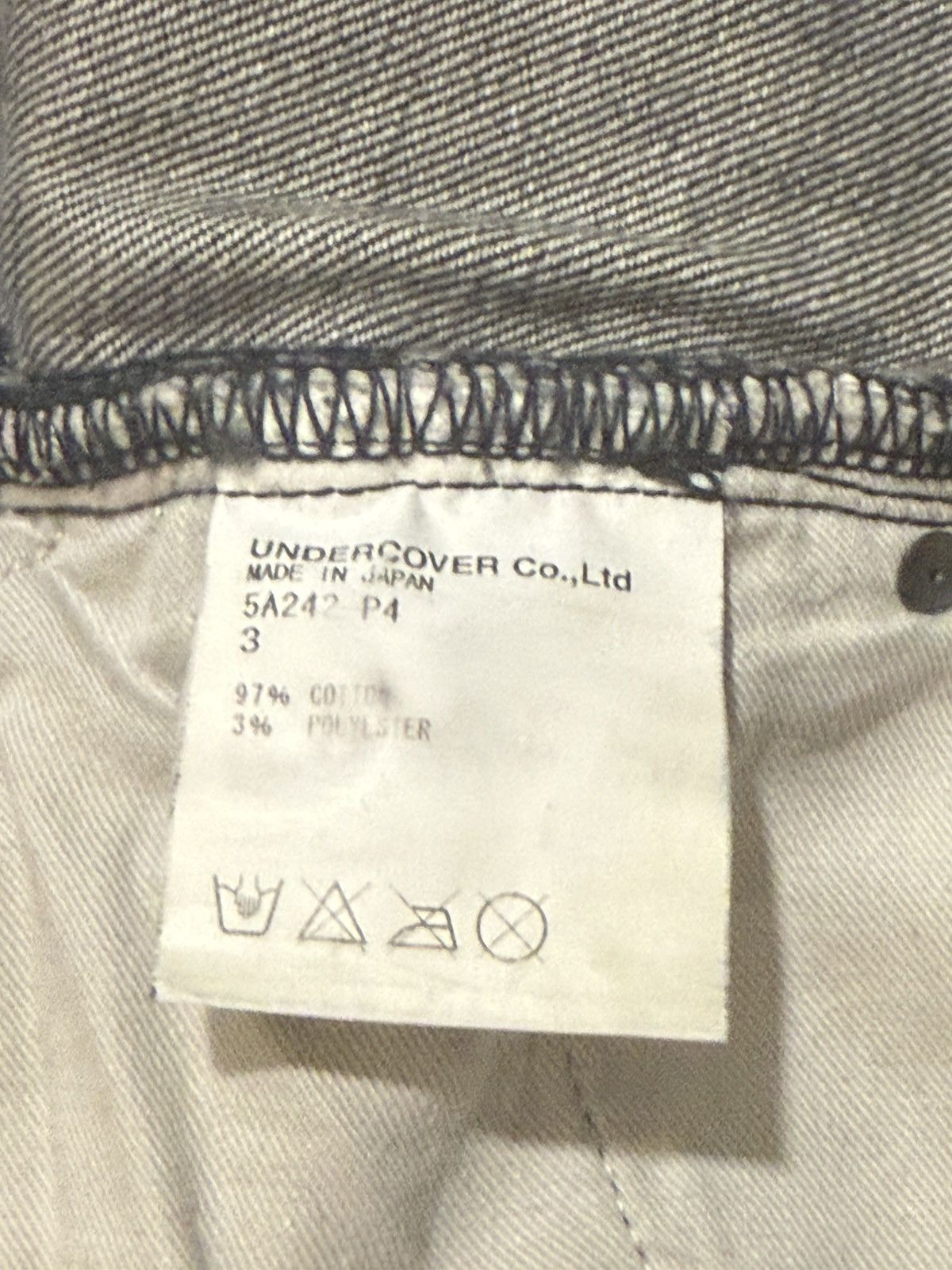 Jun Takahashi × Undercover A/W '05 Undercover "Arts and Crafts" Skull Denim Size US 34 / EU 50 - 6 Thumbnail
