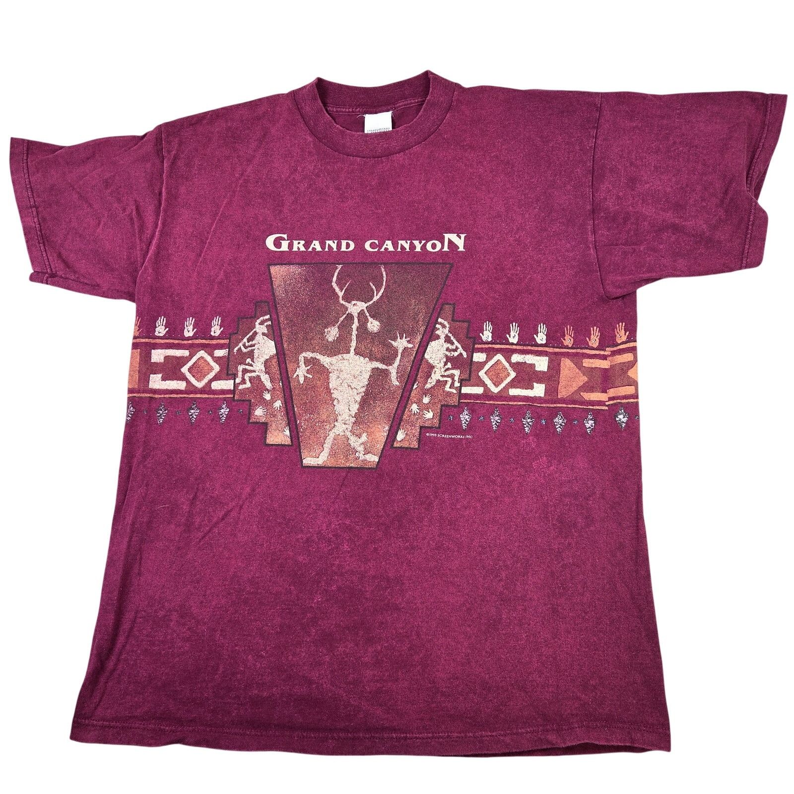 Vintage Vintage 1995 Grand Canyon Screenworks Graphic Tee Size US XL / EU 56 / 4 - 1 Thumbnail