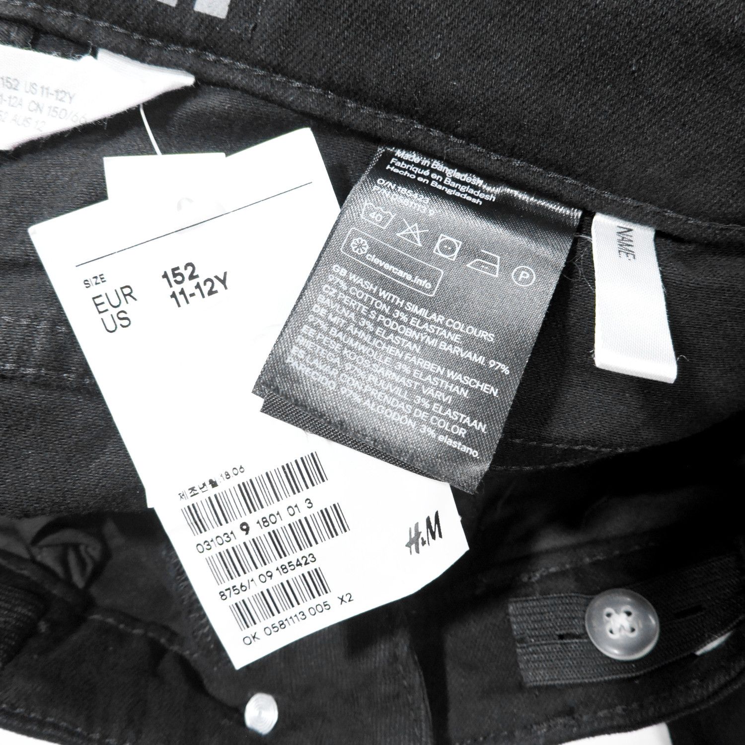H&M H&M STRECH FIT DENIM LONG PANTS Size US 28 / EU 44 - 4 Thumbnail