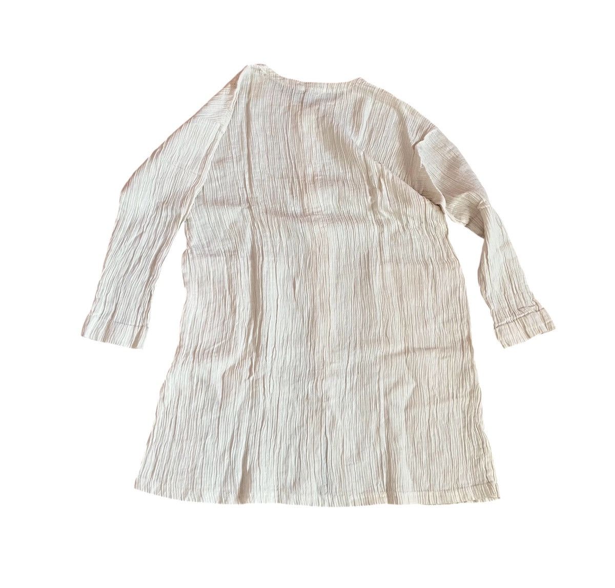 Issey Miyake Vintage issey miyake plantation pleated collarless shirt Size US M / EU 48-50 / 2 - 6 Thumbnail