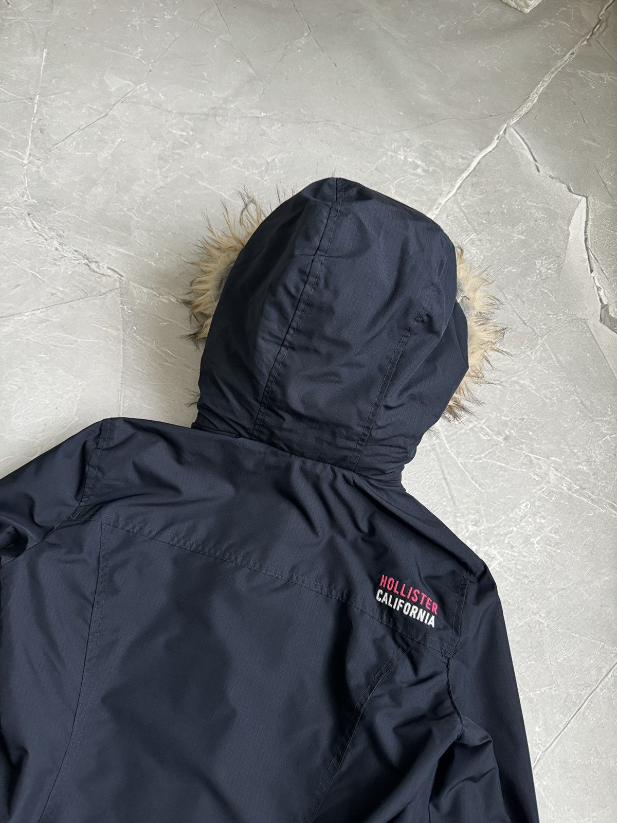 Hollister 00s Hollister Faux Fur Hood Crop Jacket Ifsixwasnine Style Size M / US 6-8 / IT 42-44 - 17 Thumbnail