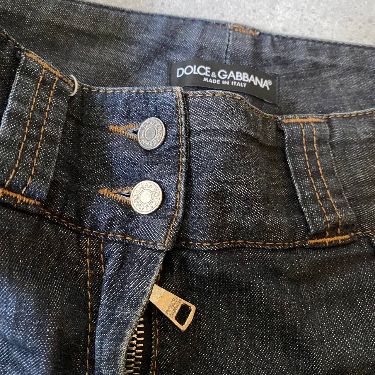 Dolce & Gabbana × Vintage 2007 Dolce & Gabbana Vintage Denim Jeans Size 26" / US 2 / IT 38 - 8 Thumbnail