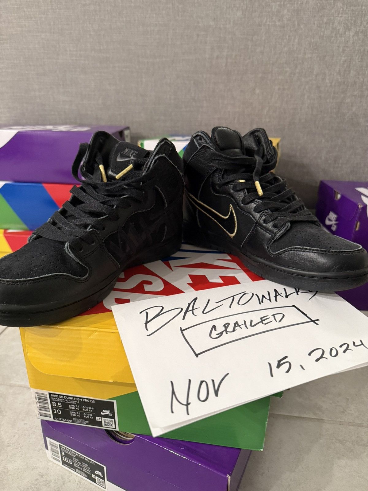 Nike Nike SB Dunk High Pro QS Size US 8.5 / EU 41-42 - 2 Thumbnail