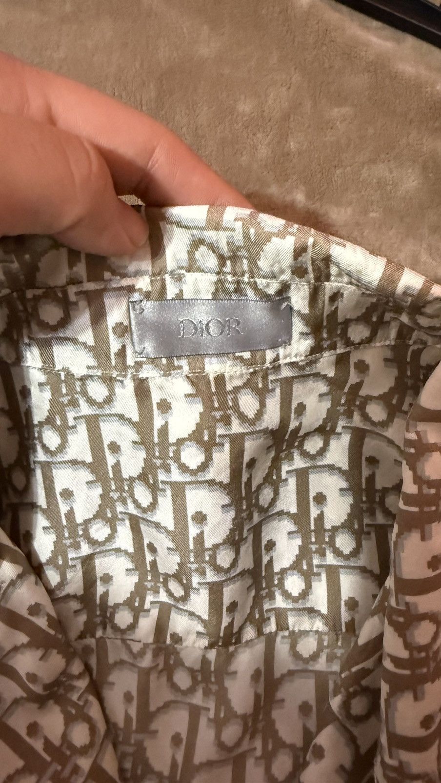 Dior Dior silk short sleeve shirt size medium Size US M / EU 48-50 / 2 - 2 Thumbnail