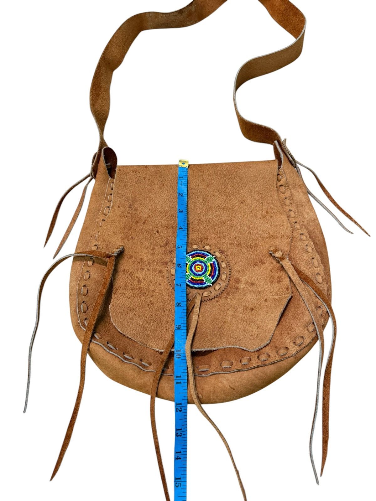 Vintage RARE CUSTOM LEATHER CROSSBODY BAG Size ONE SIZE - 11 Thumbnail
