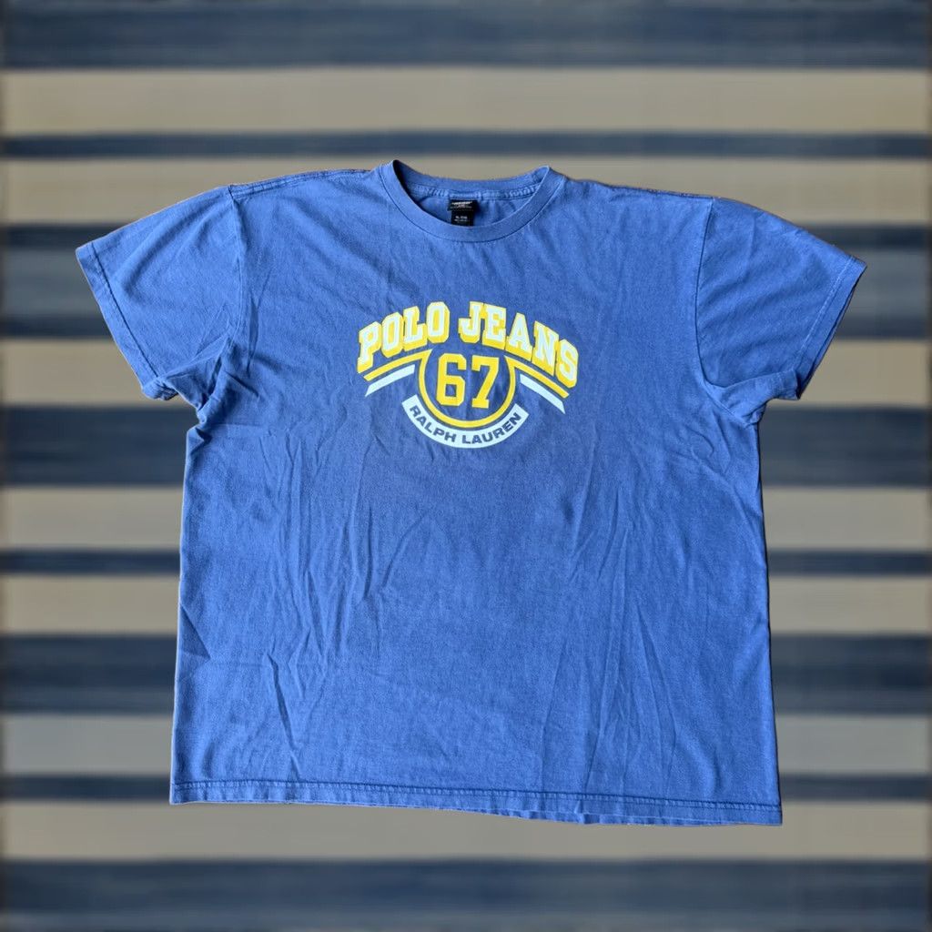 Polo Ralph Lauren VINTAGE Polo Ralph Lauren 67 T-Shirt Men’s XL Blue Size US XL / EU 56 / 4 - 1 Thumbnail