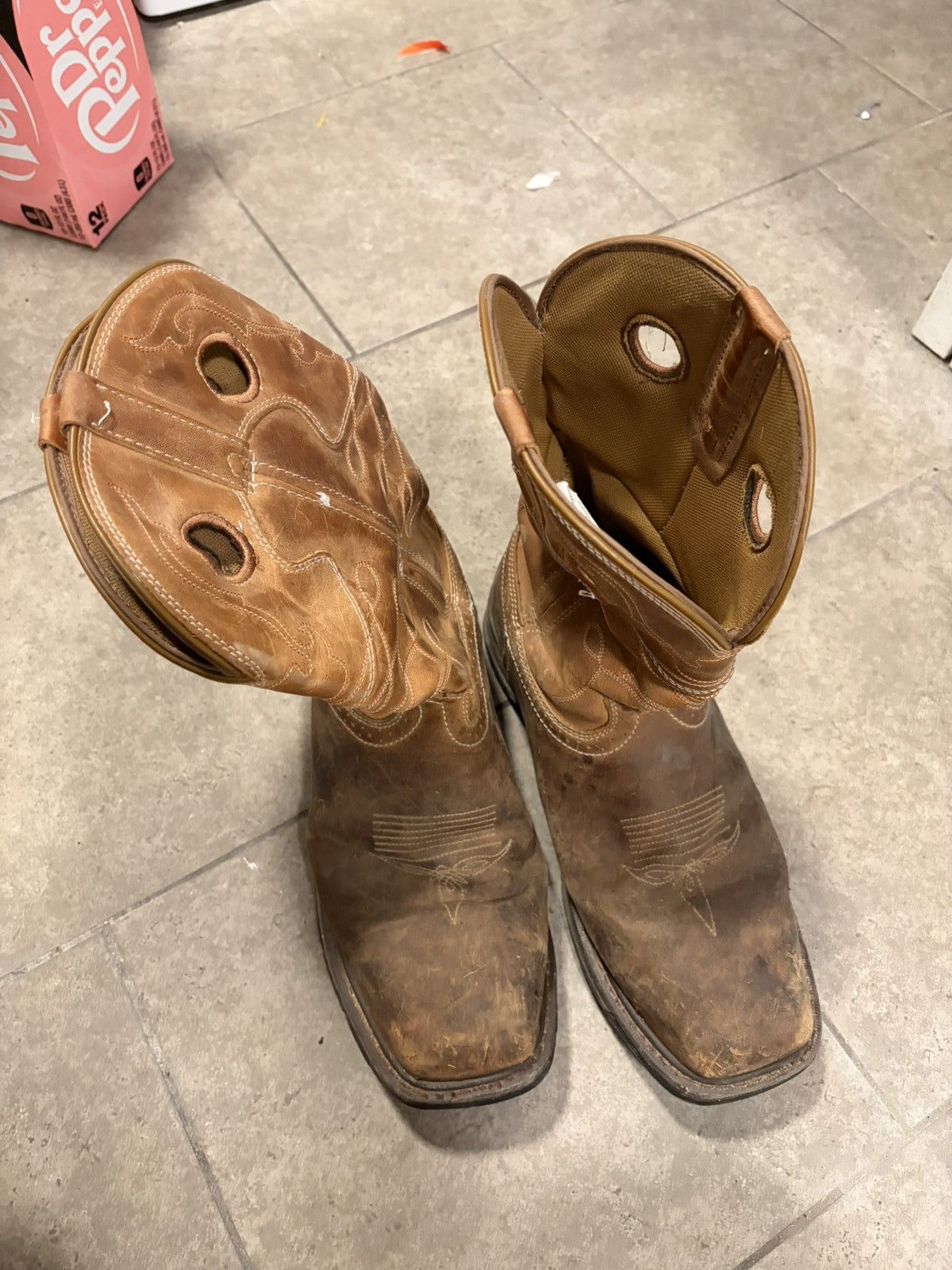 Frye Frye Supply Boots Leather Waterproof Work Slip Resistant Size US 12 / EU 45 - 9 Thumbnail