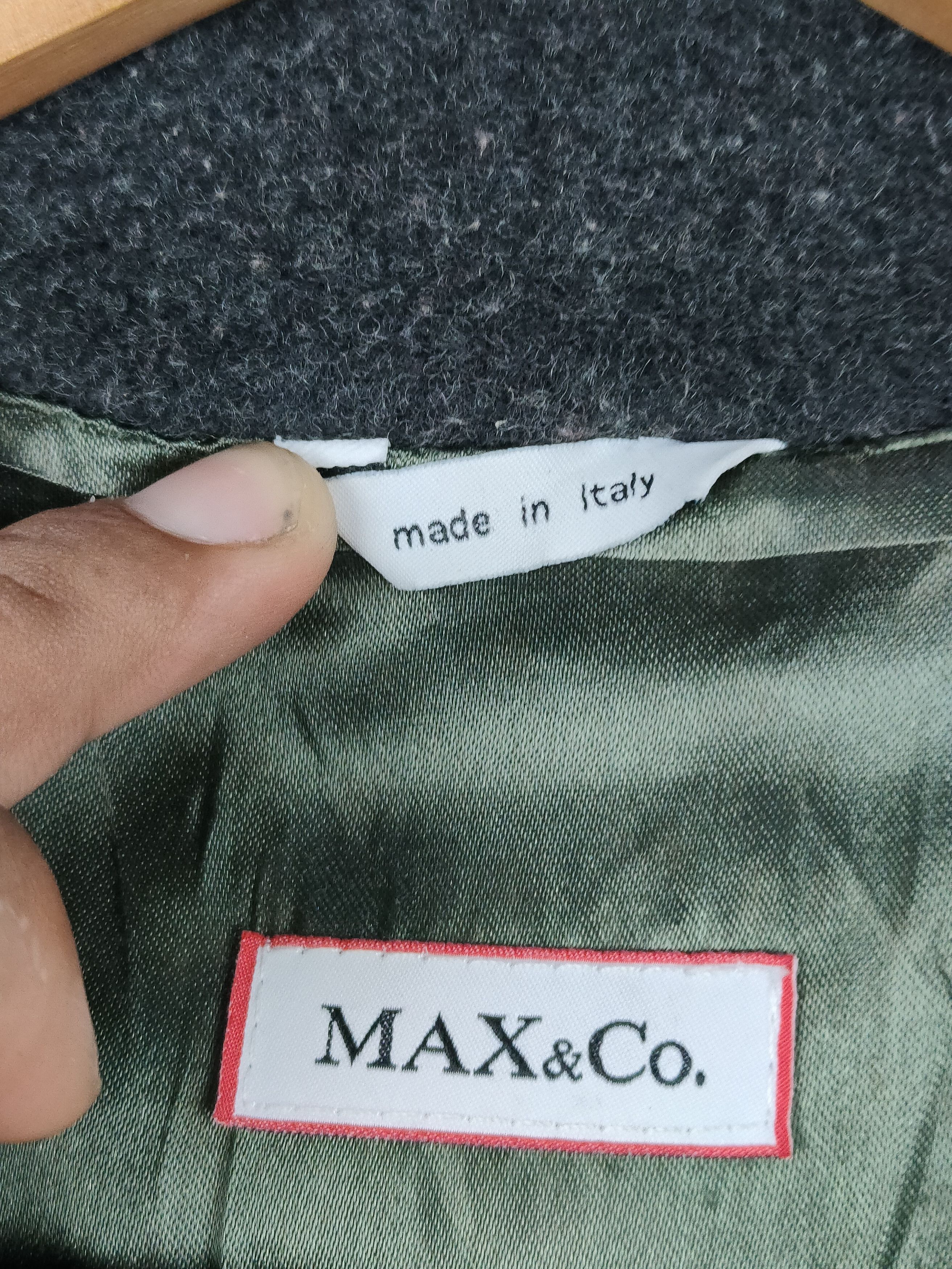 Designer × Max Mara Max Mara Max & Co Wool Long Coat Size M / US 6-8 / IT 42-44 - 3 Thumbnail