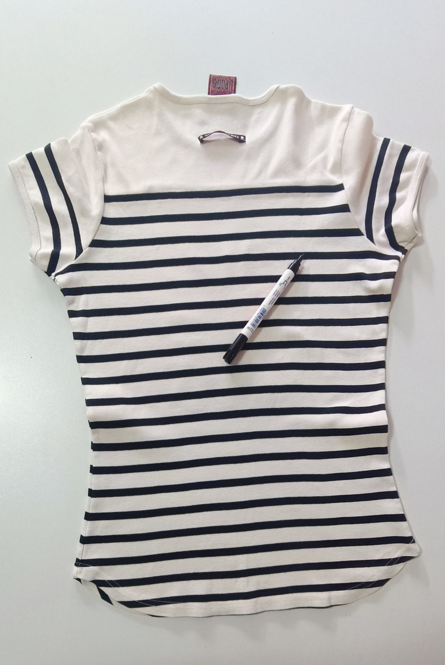 Jean Paul Gaultier SS 1997 - Rare Egyptian and Navy stripes top Size S / US 4 / IT 40 - 17 Thumbnail