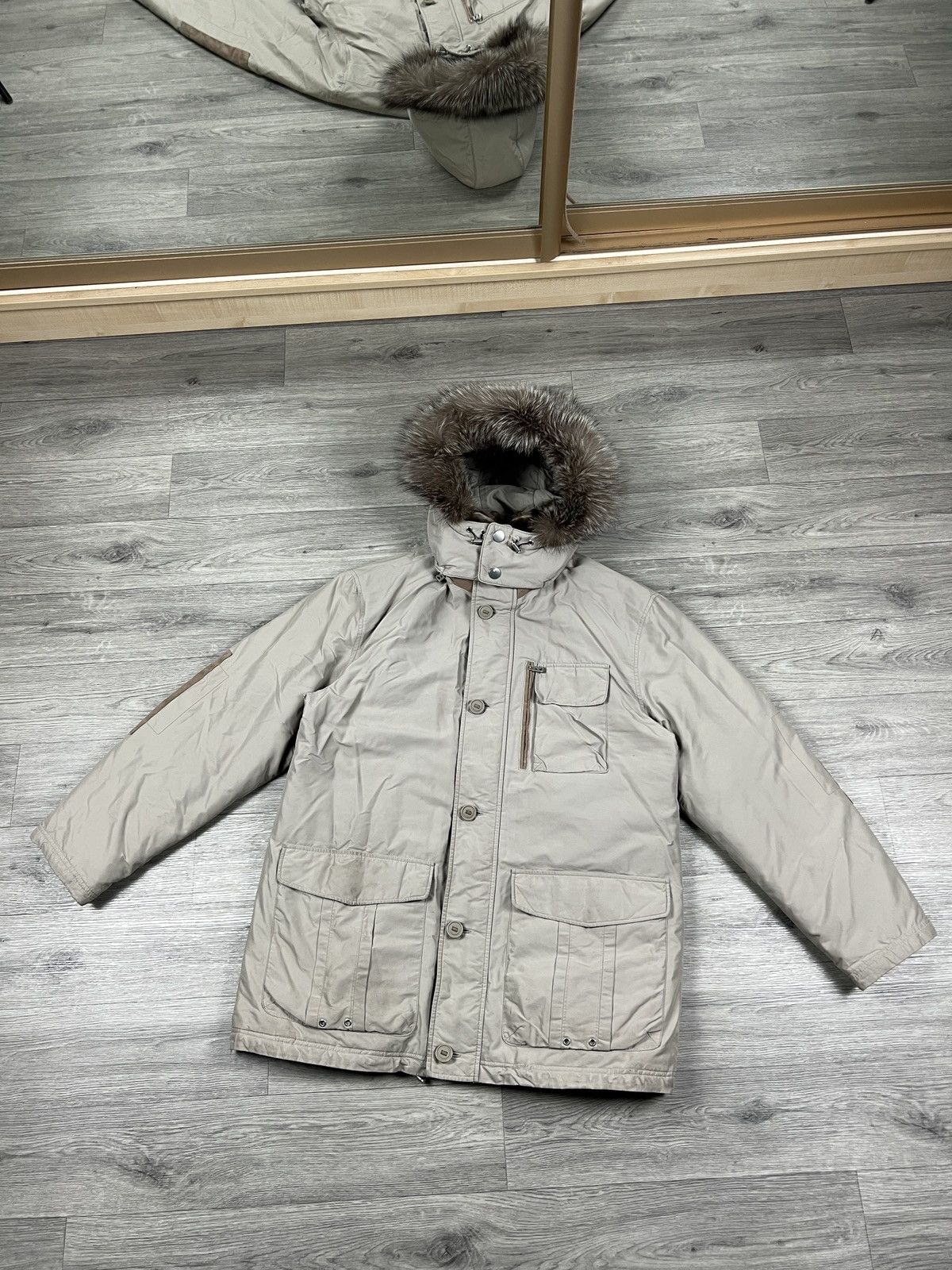Bogner Bogner jacket down parka Natural fur men’s Size L Size US M / EU 48-50 / 2 - 3 Thumbnail
