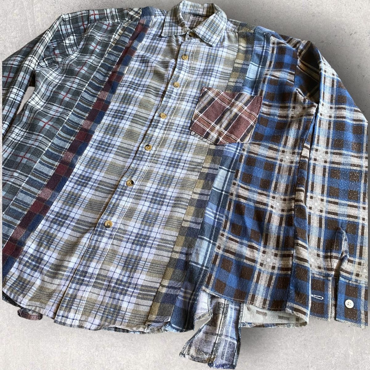 Needles Rebuilt By Needles 7 Cut Plaid Shirt Size US M / EU 48-50 / 2 - 3 Thumbnail