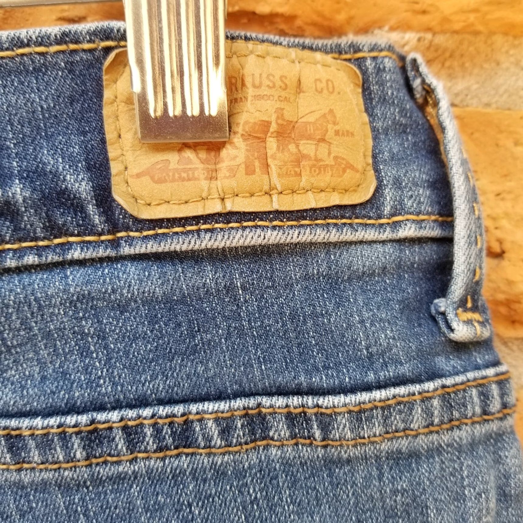 Levi's Levi's Womens 512 Perfectly Slimming Bootcut Jeans 28x30 Blue Denim Regular Stretch Size 28" / US 6 / IT 42 - 8 Thumbnail