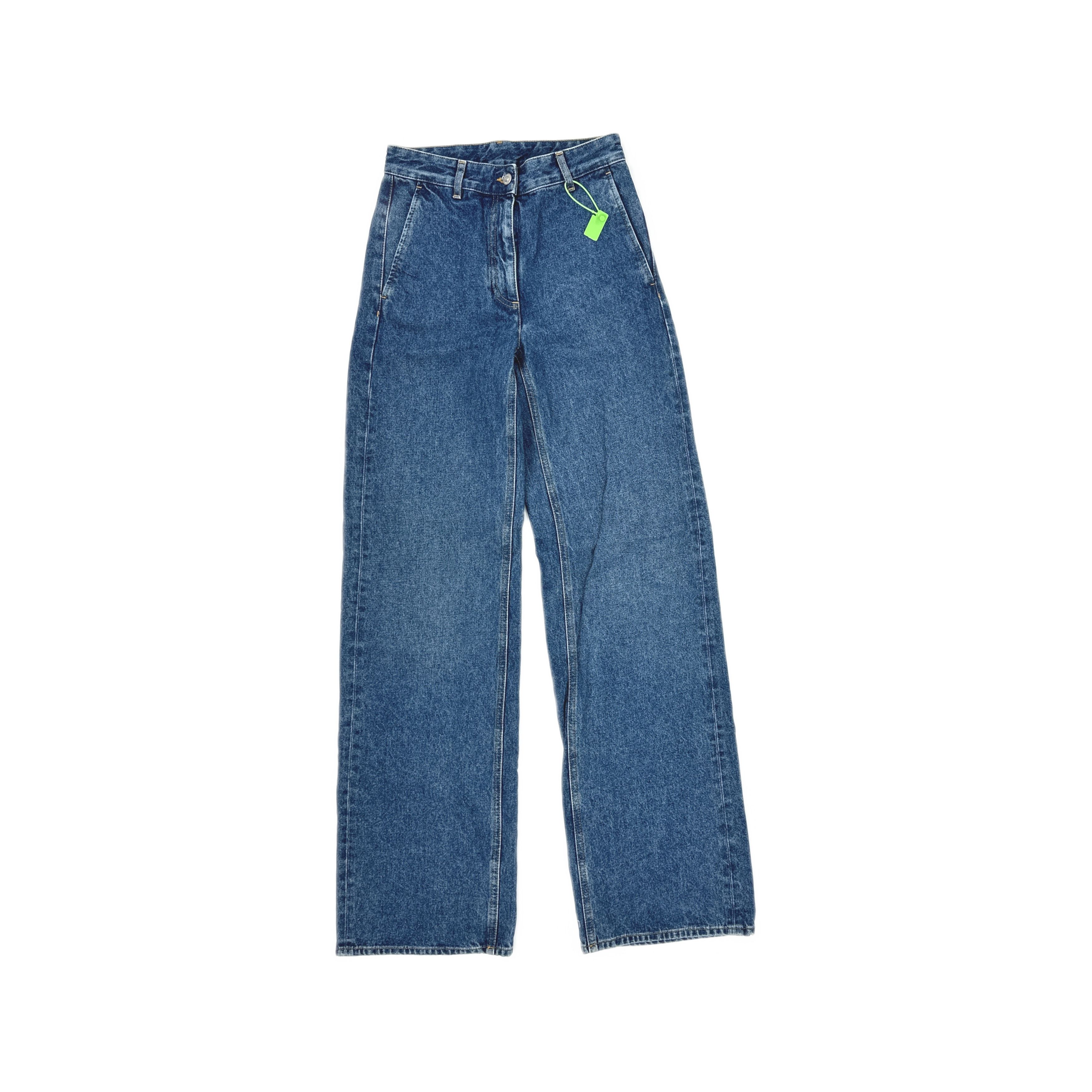 MM6 MM6 Maison Margiela Wide Leg Jeans Size 40 Size 27" / US 4 / IT 40 - 1 Thumbnail
