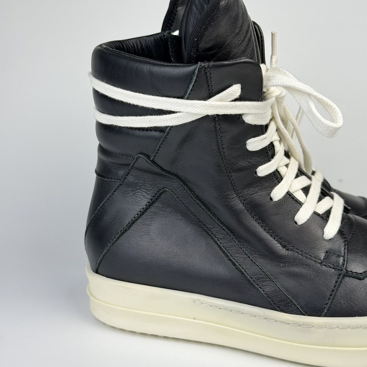 Rick Owens Rick Owens Geobasket Black Size US 6 / IT 36 - 6 Thumbnail