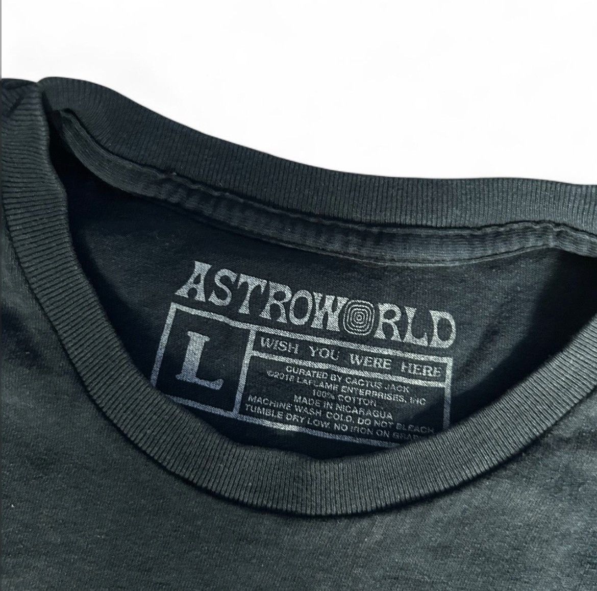 Travis Scott Travis Scott Astroworld 2018 Tour Tee Size US L / EU 52-54 / 3 - 2 Thumbnail