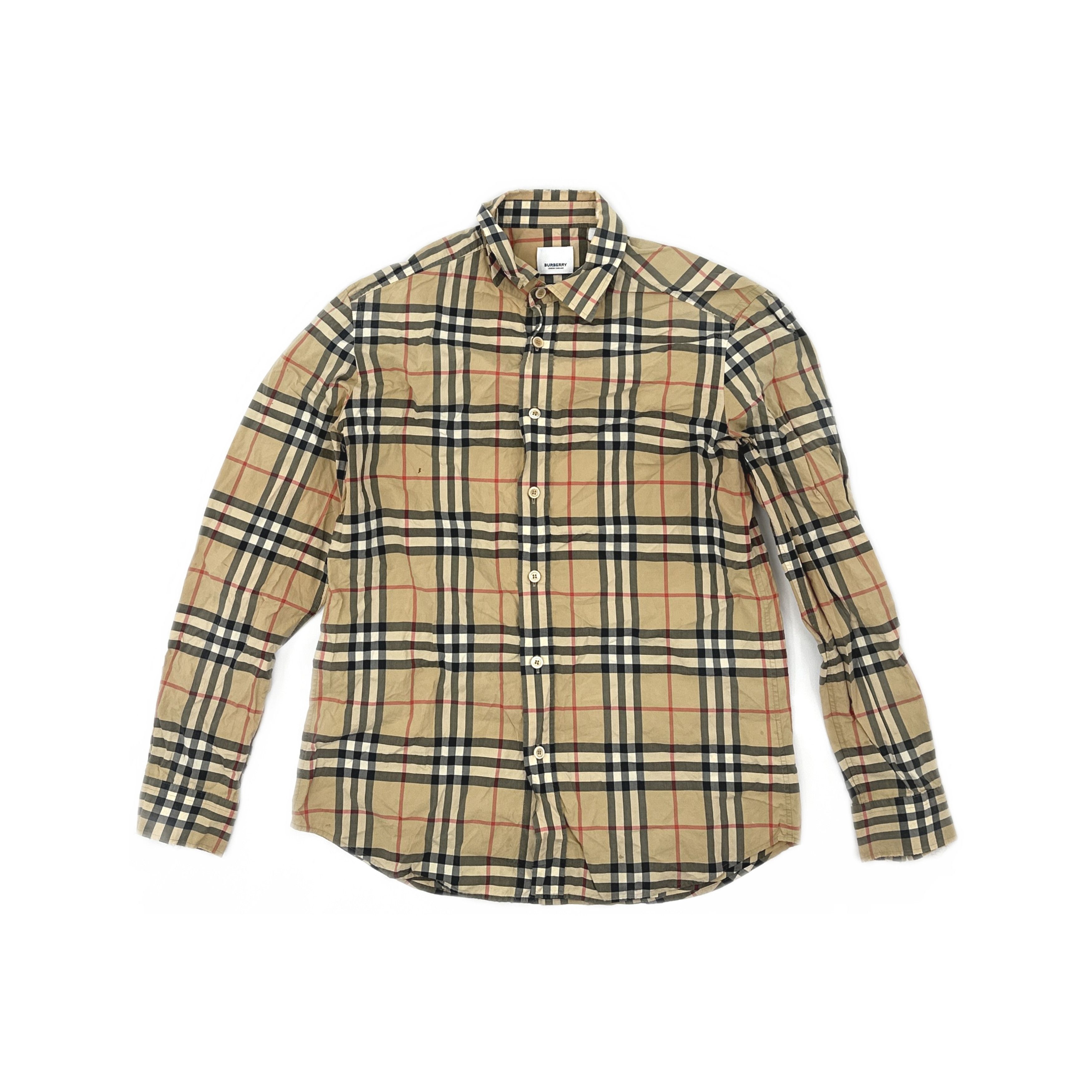 Burberry Burberry Classic Check Button Up Shirt Size M Size US M / EU 48-50 / 2 - 1 Thumbnail