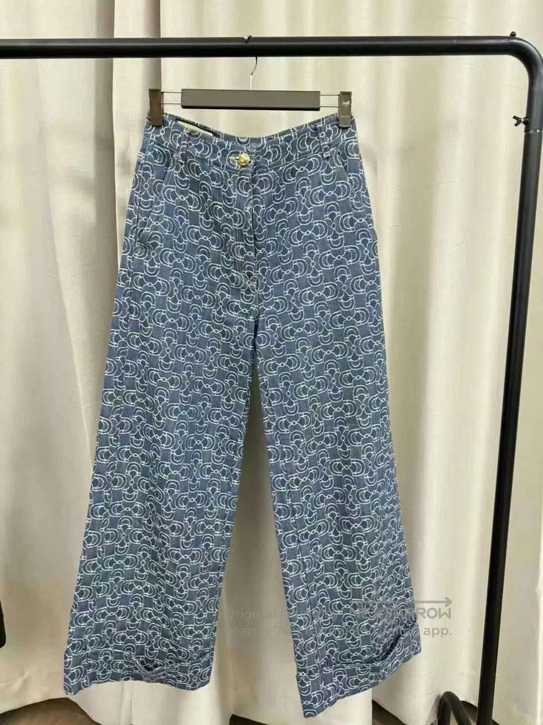 Gucci blue logo printed Gucci jeans size 25. Size 25" / US 0 / IT 36 - 1 Thumbnail