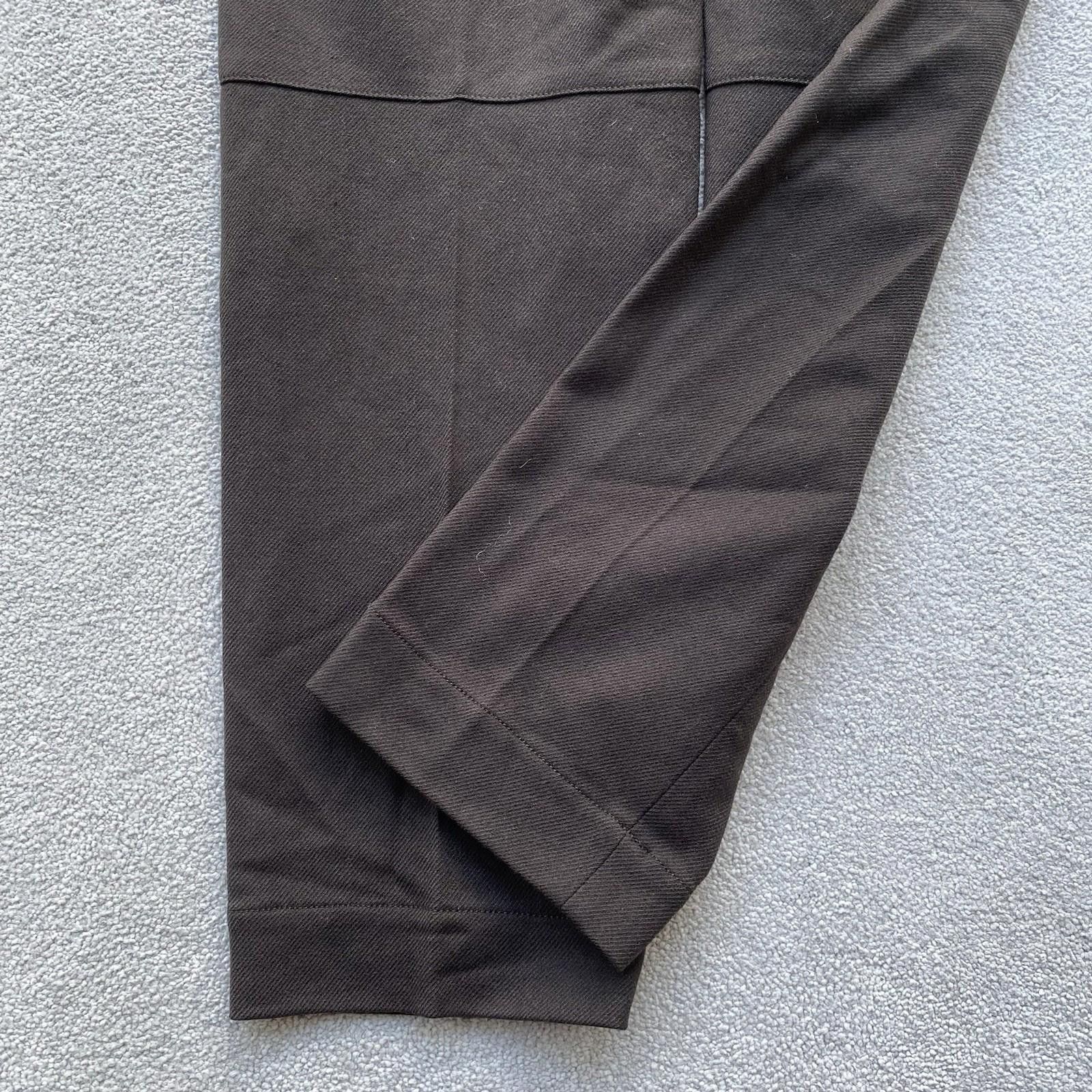 Prada Prada Women’s Wool Trousers 27” Waist Brown Vintage Size 27" / US 4 / IT 40 - 4 Thumbnail