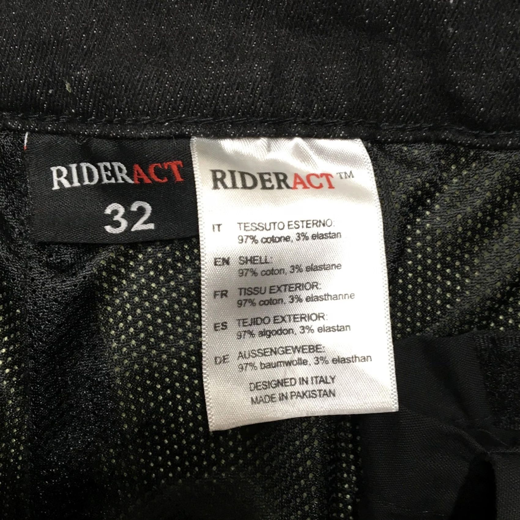 Vintage RIDERACT Jeans Mens 33x30 Black Straight Motorcycle Riding CE Armours Lined Size US 32 / EU 48 - 6 Thumbnail