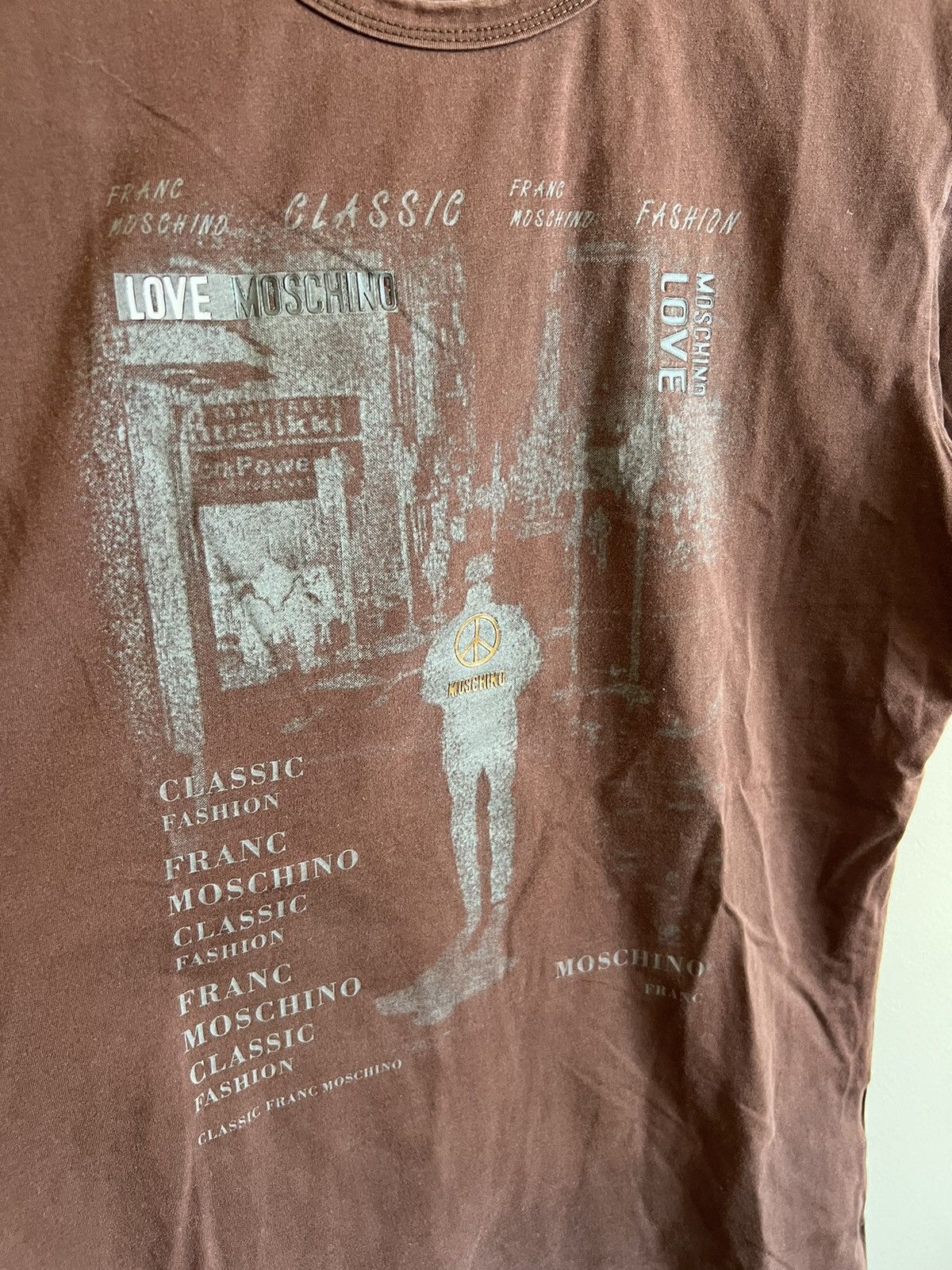 Moschino Love Moschino Graphic print t-shirt peach Size US L / EU 52-54 / 3 - 3 Thumbnail