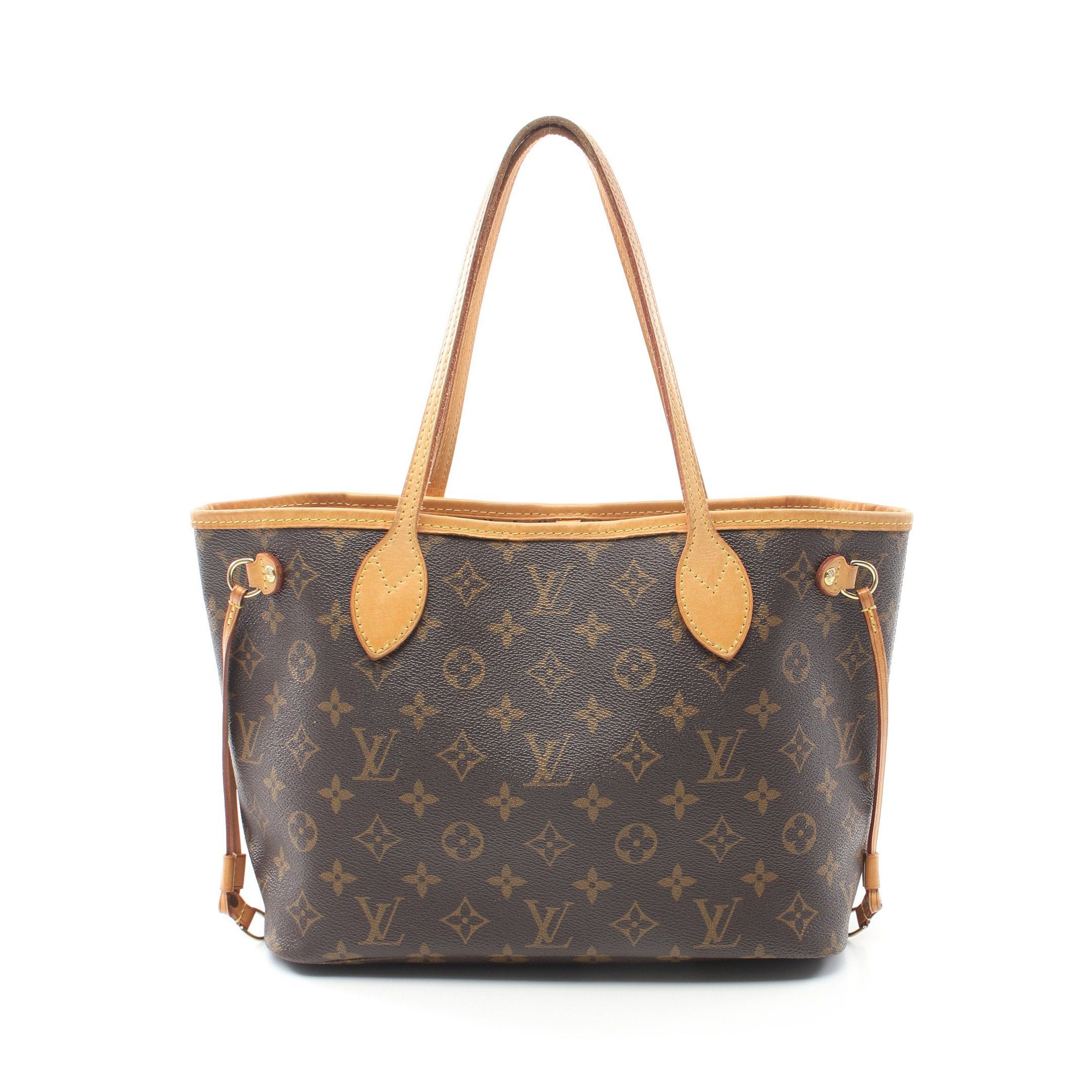 Louis Vuitton Louis Vuitton Neverfull Pm Monogram Handbag Tote Bag Leather Brown Size ONE SIZE - 1 Thumbnail