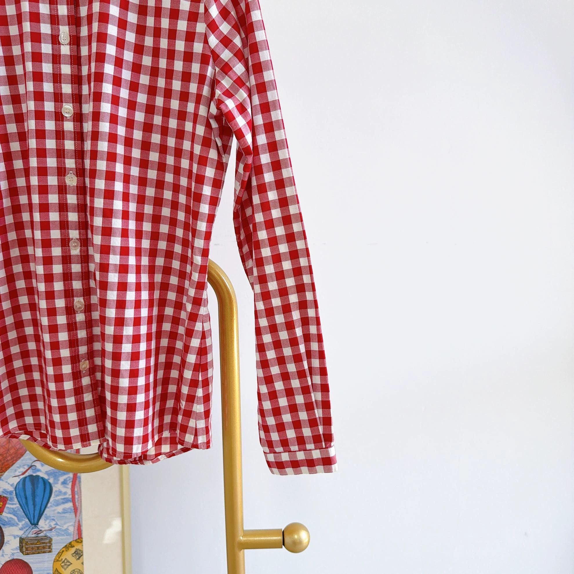 Burberry Burberry Pink Check Shirt XS Size XS / US 0-2 / IT 36-38 - 4 Thumbnail