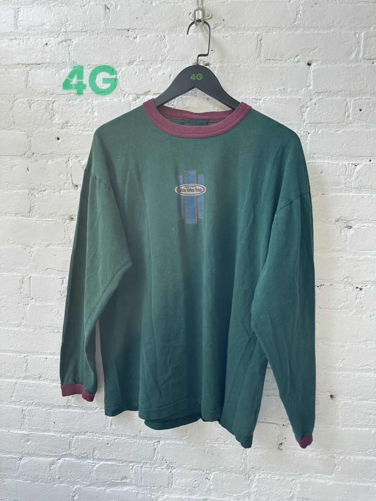 Vintage WHITE URBAN TRASH VINTAGE LONG SLEEVE Size US XL / EU 56 / 4 - 3 Thumbnail
