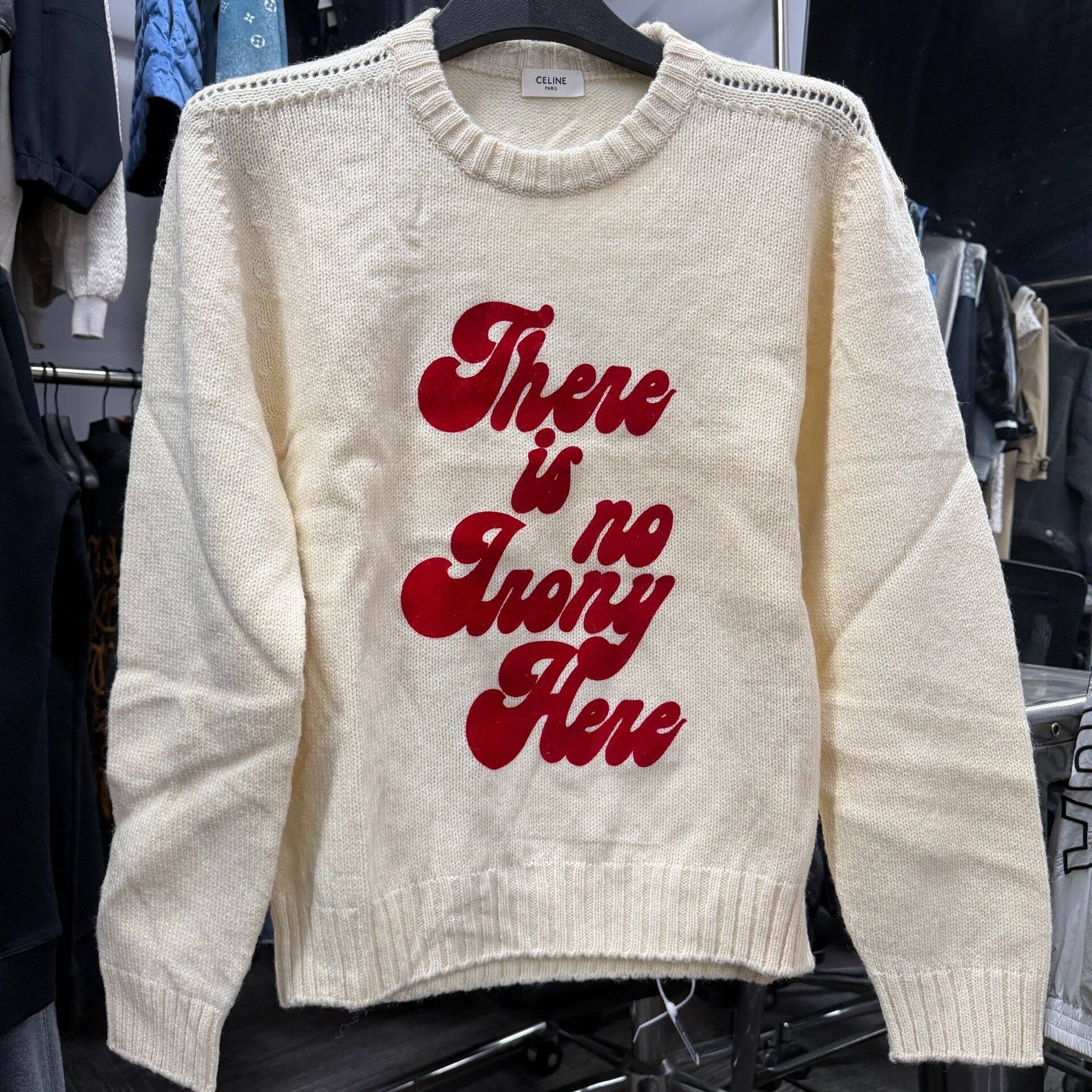 Celine Celine Retro Beige Sweater M Women Size M / US 6-8 / IT 42-44 - 1 Thumbnail