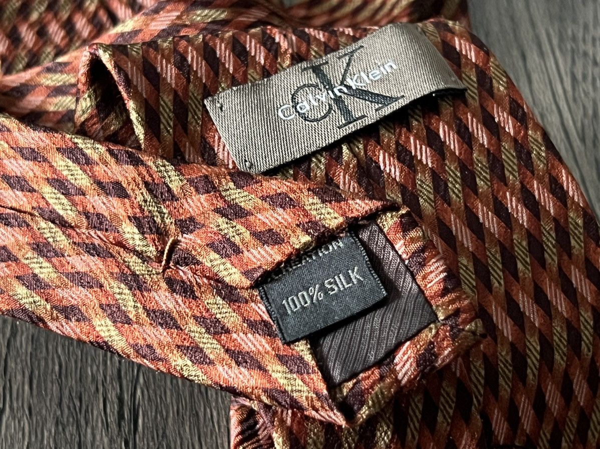 Calvin Klein × Designer Ck Calvin Klein Neck Tie Size ONE SIZE - 7 Thumbnail