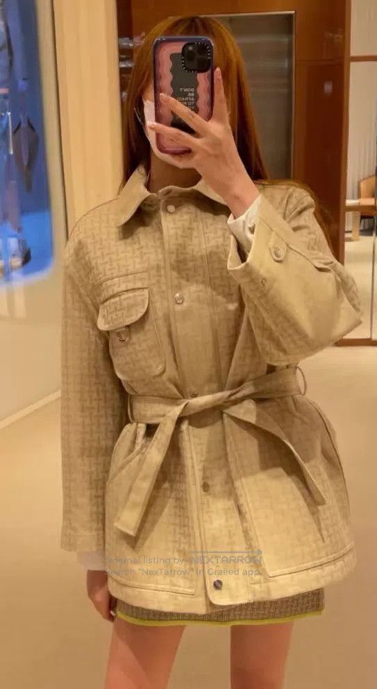 Hermes Hermes Khaki Letter H Cotton-Padded Two-Piece Jacket Size XS / US 0-2 / IT 36-38 - 1 Thumbnail