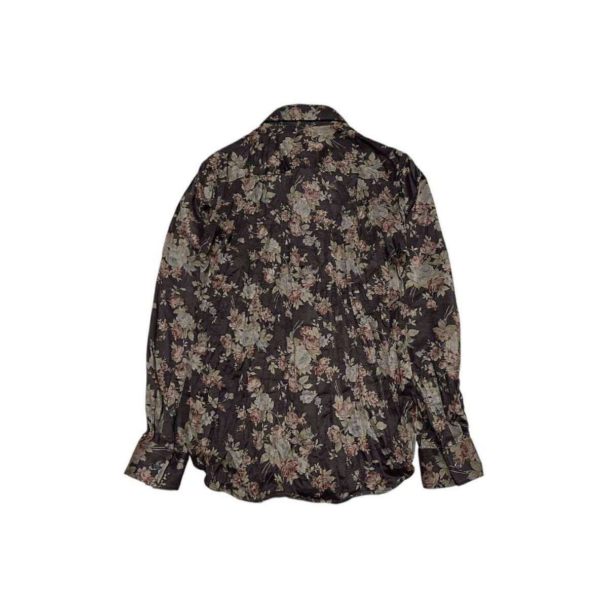 Tornado Mart 🔥Y2K Vintage Tornado Mart Shirt Wrinkled Floral Overprint Size US M / EU 48-50 / 2 - 11 Thumbnail