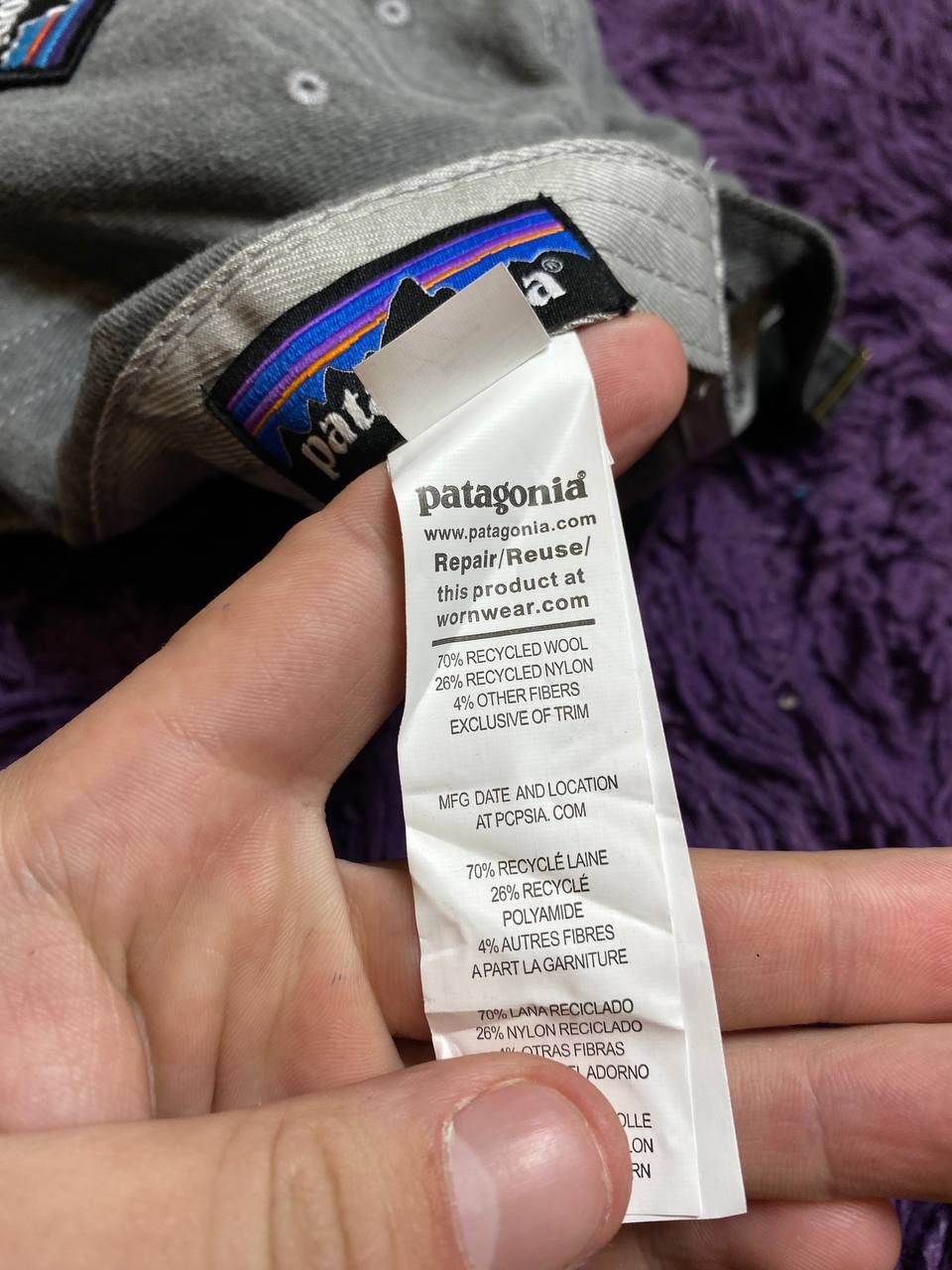 Patagonia × Vintage Vintage Patagonia Cap Snapback Big Logo Streetwear Y2K Size ONE SIZE - 4 Thumbnail