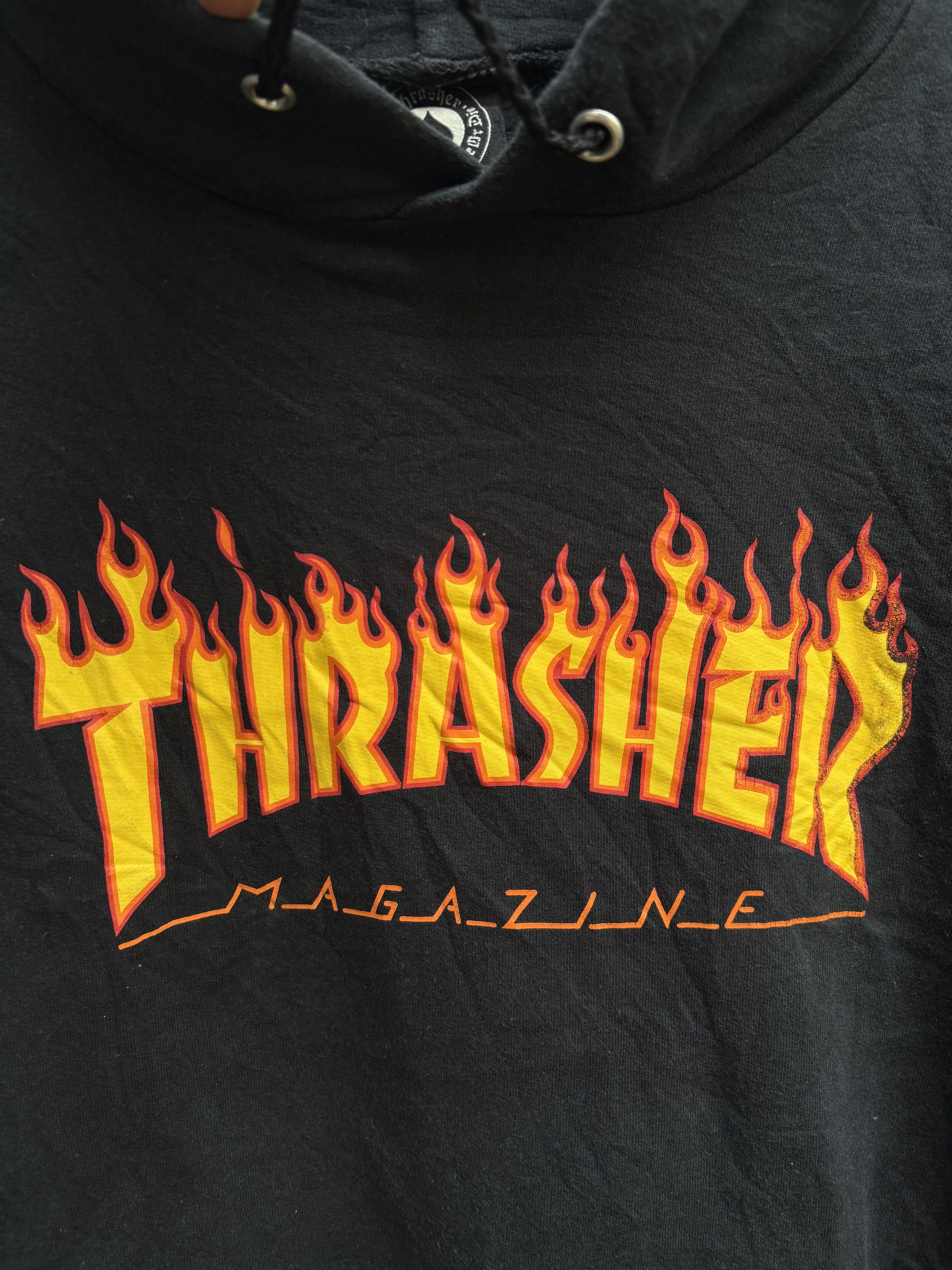 Thrasher Vintage Thrasher flame skateboard hoodie Size US L / EU 52-54 / 3 - 6 Thumbnail