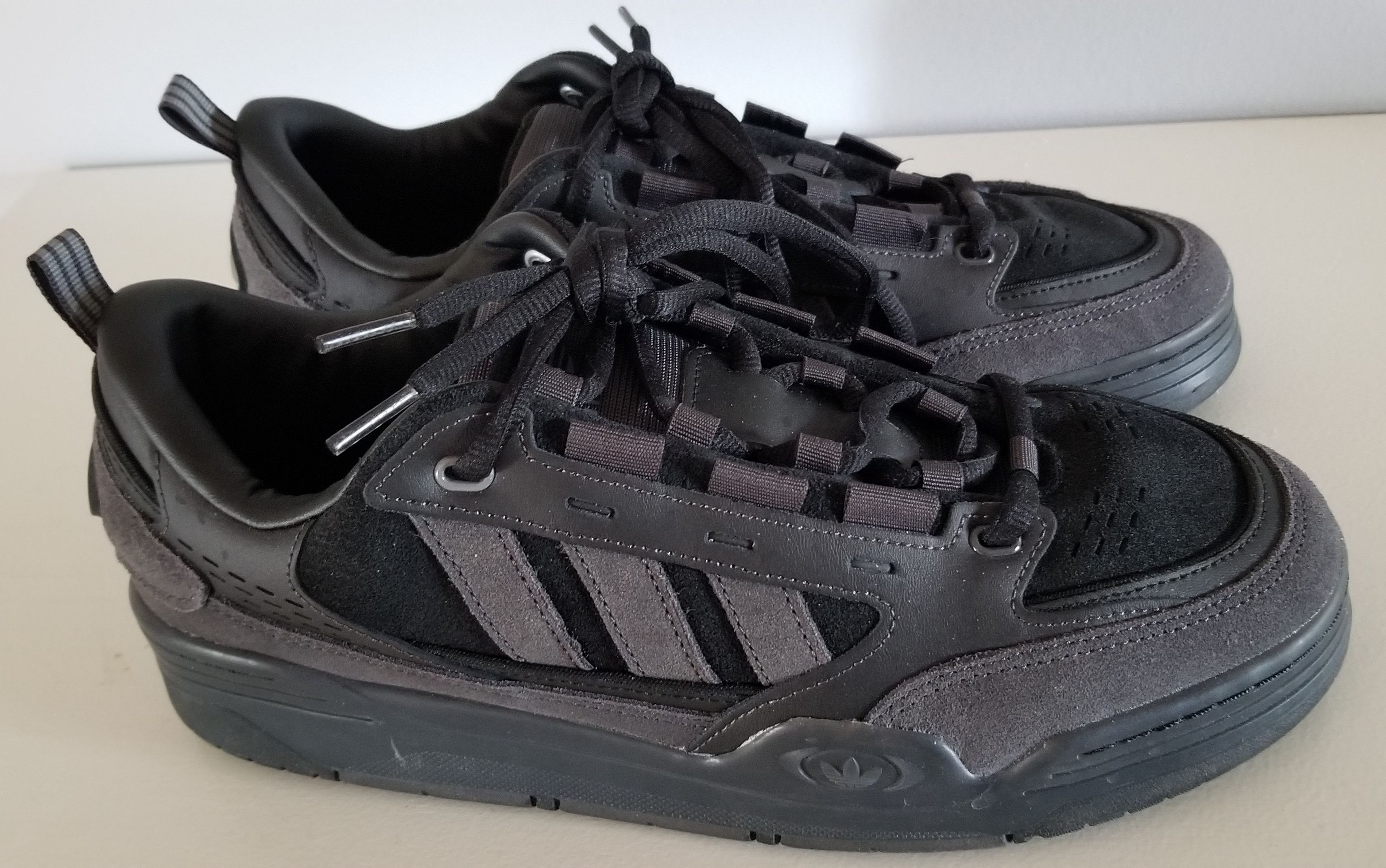 Adidas Adidas Adi2000 Black Lowtop Sneaker Chunky Dunk AF1 Curb Size US 10.5 / EU 43-44 - 1 Thumbnail