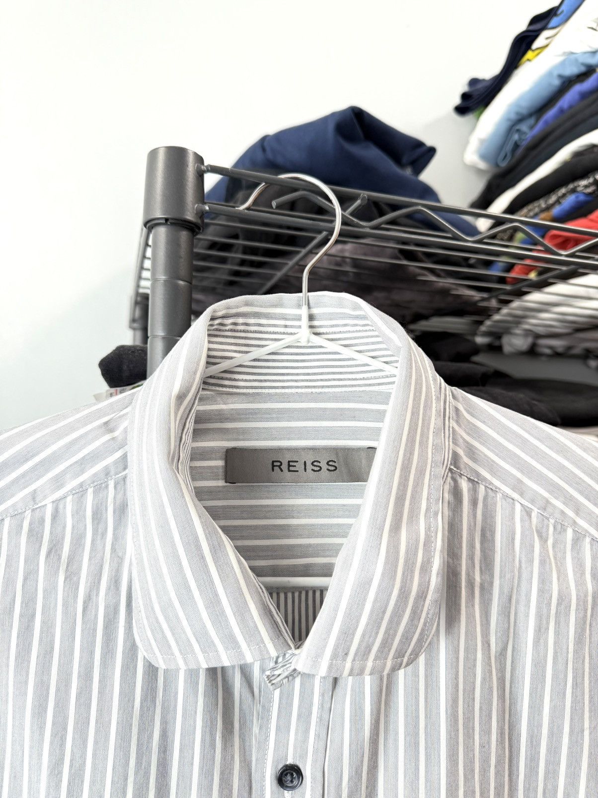Reiss Striped Reiss Shirt Button Up Luxury Size US S / EU 44-46 / 1 - 4 Thumbnail