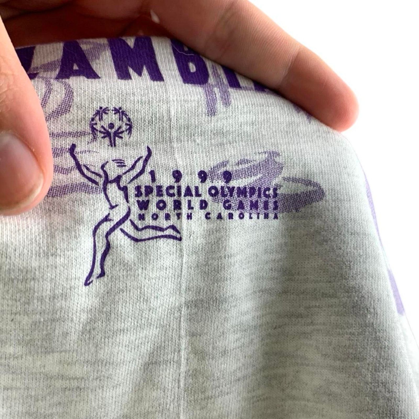 Vintage Vintage 90s Special Olympics Graphic T-shirt Size US XXL / EU 58 / 5 - 4 Thumbnail