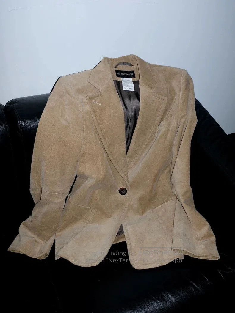 Ann Demeulemeester Ann Demeulemeester Corduroy Blazer. Size US XS / EU 42 / 0 - 1 Thumbnail