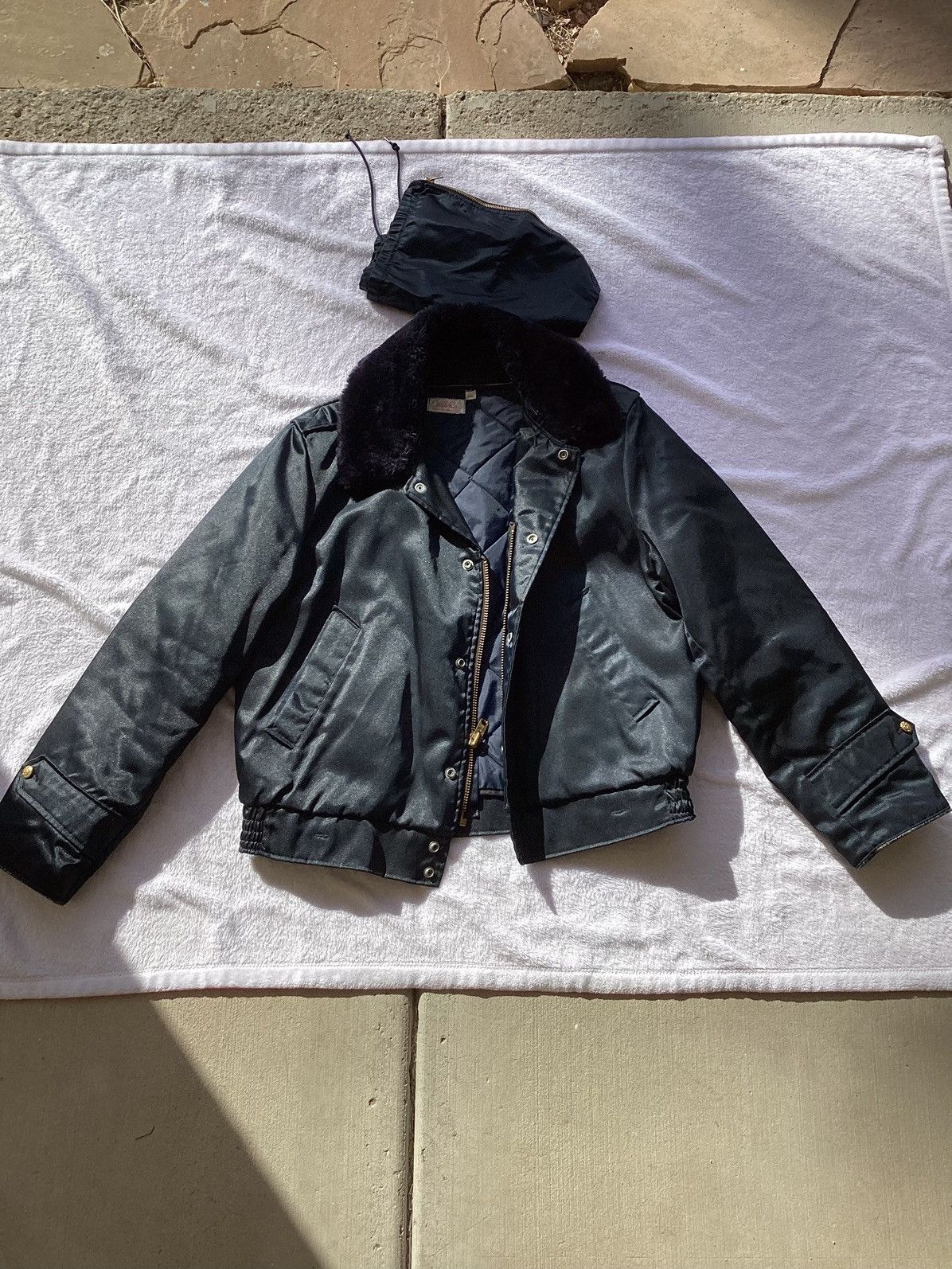 Saba × Vintage Vtg 70s/ 80s Saba East Bakerfield size 44L jacket fur collar Size US XL / EU 56 / 4 - 1 Thumbnail