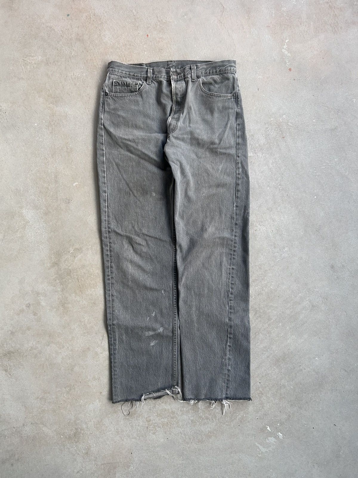 Levi's Vintage 80s Levi's 501 Jeans Made in USA 31x30 Distressed Size US 31 - 1 Thumbnail