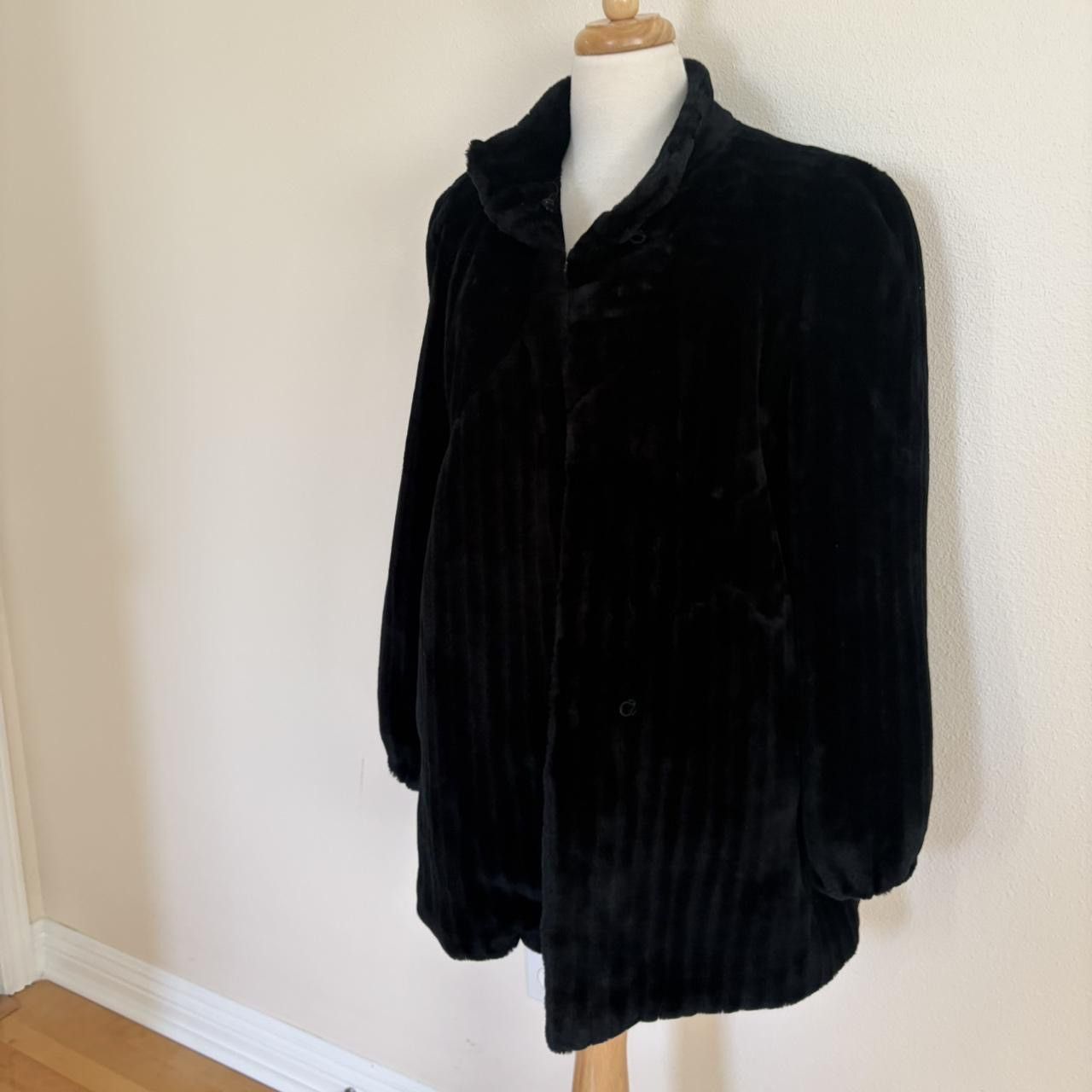 Other Vintage 90’s Borgessa Faux Fur Coat Size M / US 6-8 / IT 42-44 - 3 Thumbnail