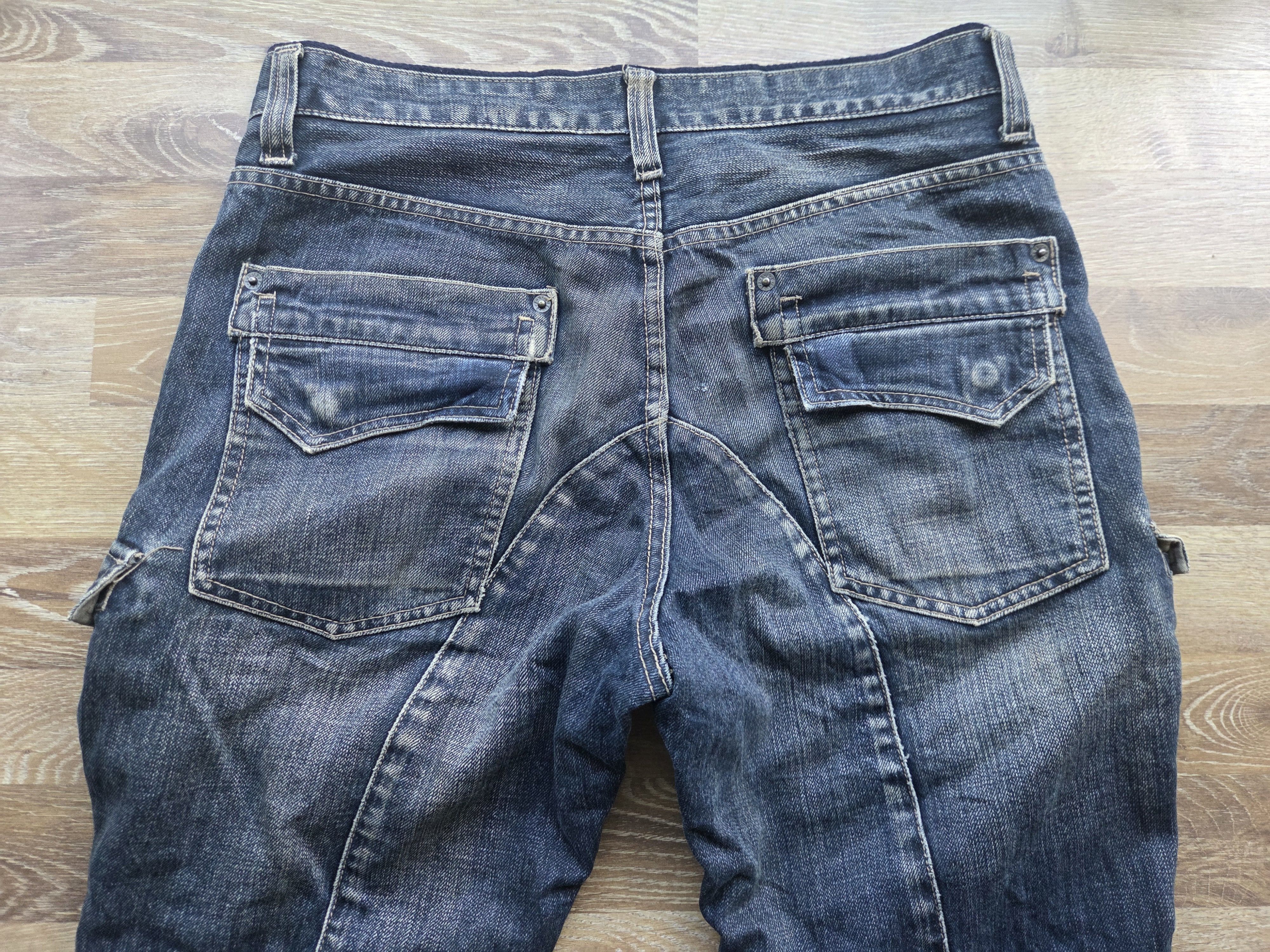 PPFM Archive Multi Zipper PPFM Distressed Biker Denim Grunge LGB Size US 34 / EU 50 - 11 Thumbnail