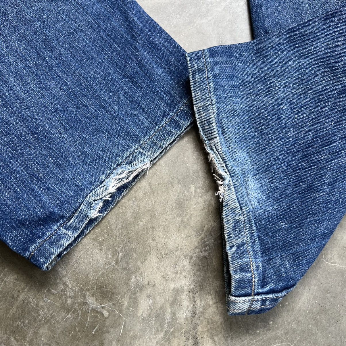 Levi's Levis Copper 505 Preshrunk Distressed Jeans Size US 38 / EU 54 - 6 Thumbnail