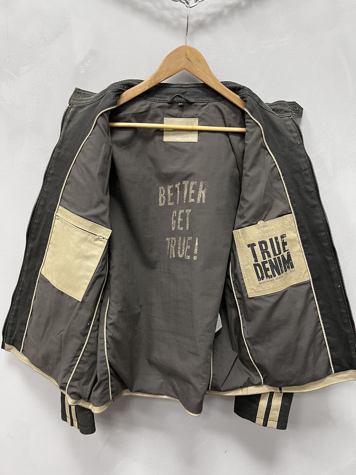 Other Vintage mustang motorcycle leather jacket daines Honda Size US XL / EU 56 / 4 - 7 Thumbnail