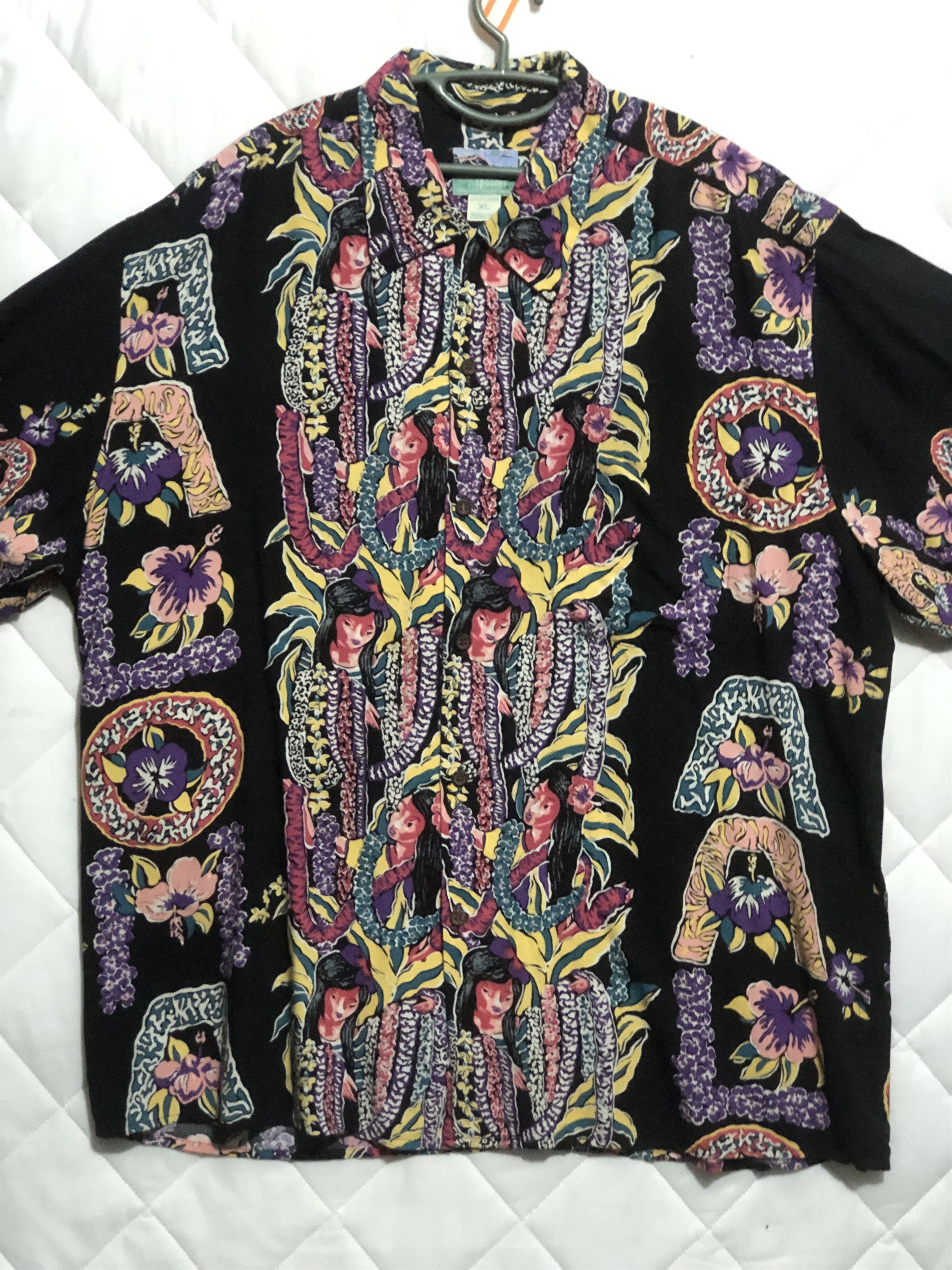 Reyn Spooner Vintage 80s reyn spooner rayon Hawaiian shirt Size US XL / EU 56 / 4 - 1 Thumbnail