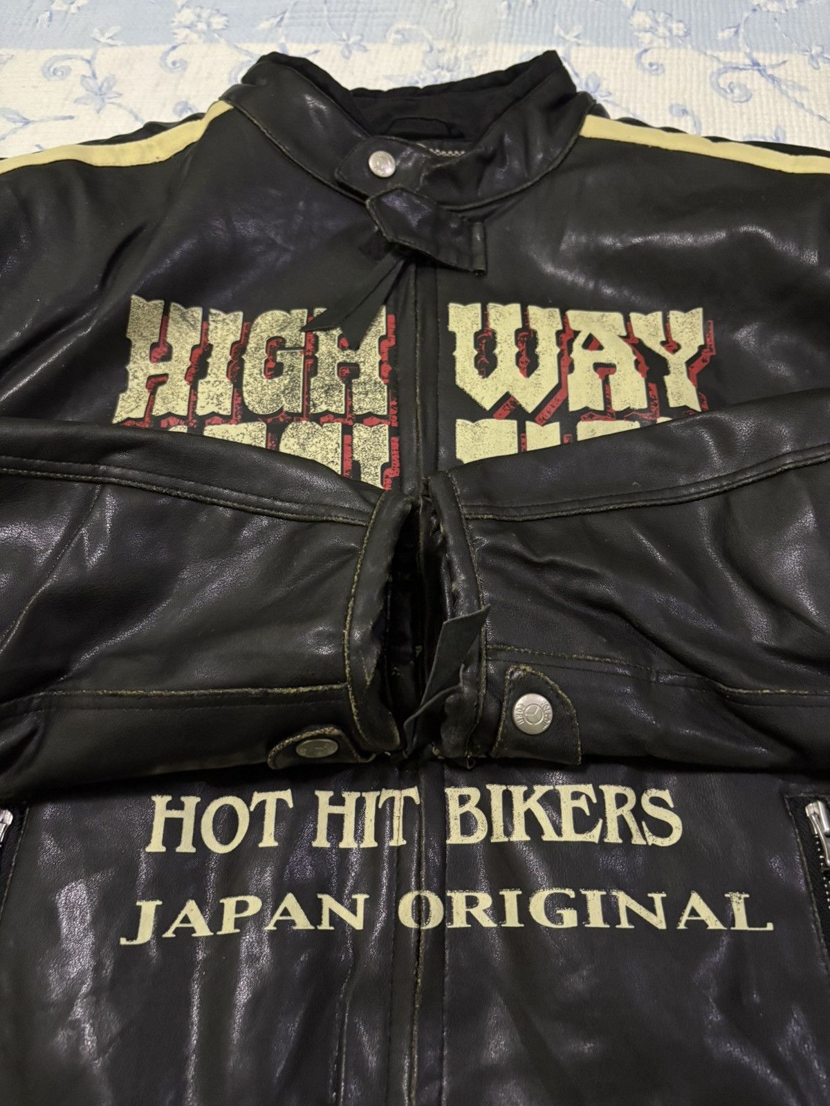 YELLOW CORN Yellow Corn Leather Jacket Highway Size US XL / EU 56 / 4 - 4 Thumbnail