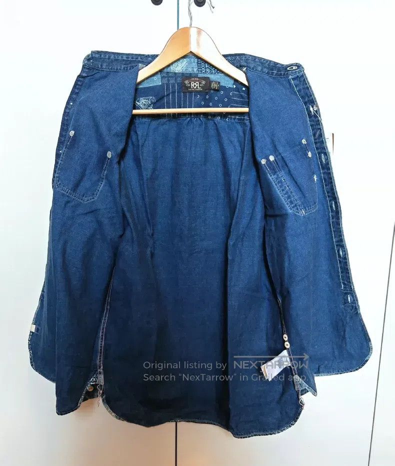 RRL Ralph Lauren RRL Ralph Lauren Blue dyed Baijiabu shirt Size US M / EU 48-50 / 2 - 5 Thumbnail