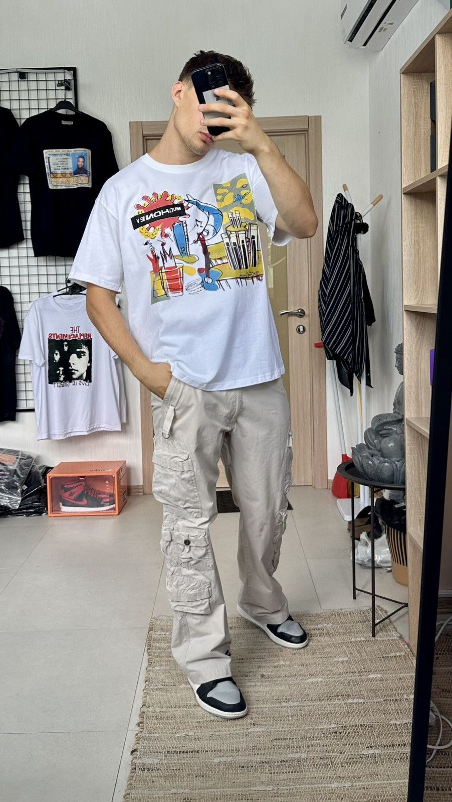 Band Tees × Vintage Mudhoney Rocket TShirt Band tee Men White L Size US L / EU 52-54 / 3 - 14 Thumbnail