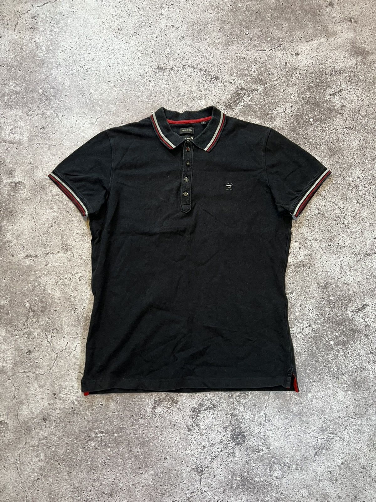 Diesel Vintage Diesel Polo Ralph Lauren style tee y2k Like Moncler Size US L / EU 52-54 / 3 - 1 Thumbnail