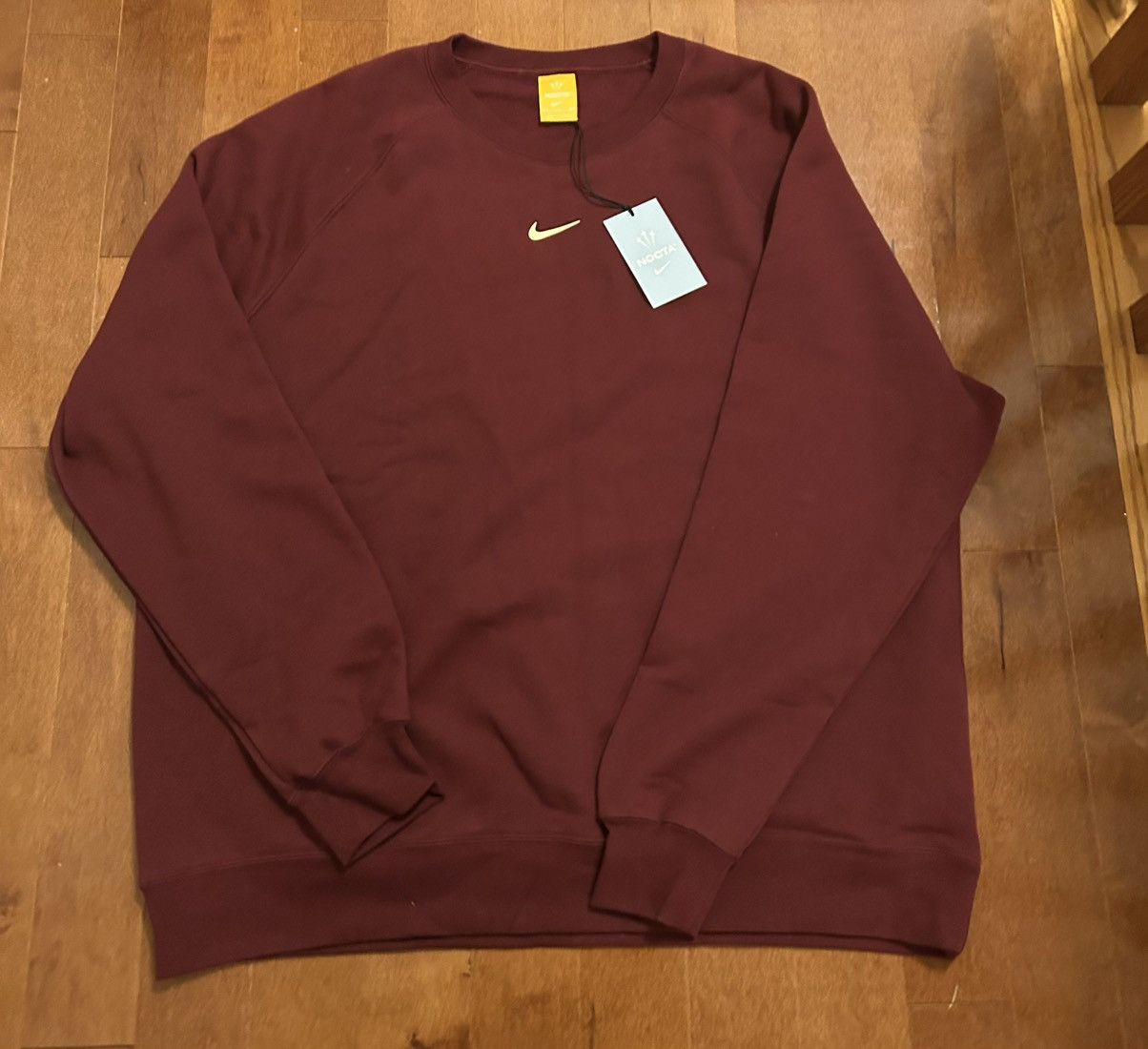 NOCTA Size XXL-Nike x NOCTA CS Crewneck Dark Beet Root NWT New Size US XXL / EU 58 / 5 - 4 Thumbnail